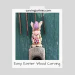 Easy Easter wood carving