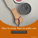 How to strop your knives so sharp they will cut wood like butter and improve your wood carvings.