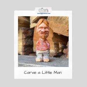 Making this miniature wood carving is super simple with easy step by step instructions in this pictorial.