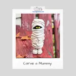 This mummy wood carving is super easy and can be carved in no time with our free step by step tutorial. 