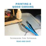Painting a wood carving will bring it to life with these few simple techniques. 