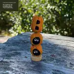 Carve this adorable stack of wood carved pumpkins that spell “Boo” with our easy to follow tutorial. 