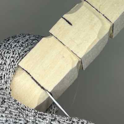 Separating the guidelines on acorn wood carving