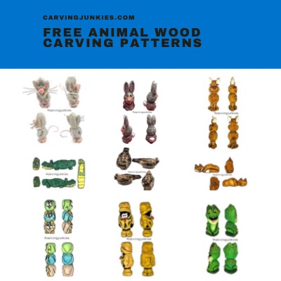 Animal wood carving patterns