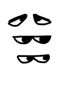 cartoon eyes for wood carving