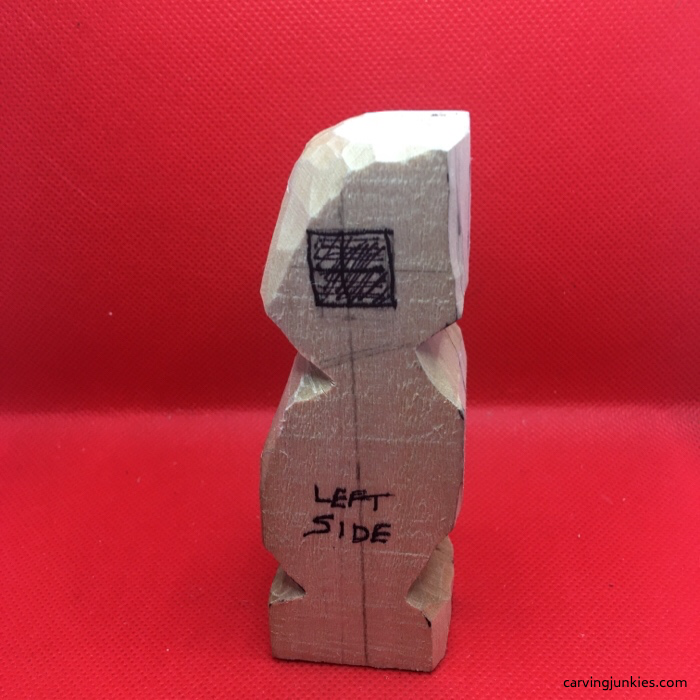 Shaping head of caricature