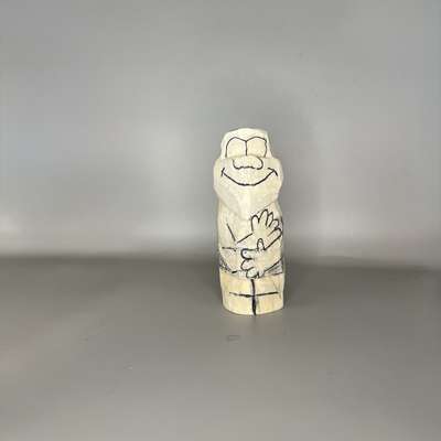 Details are sketched on wood Bigfoot