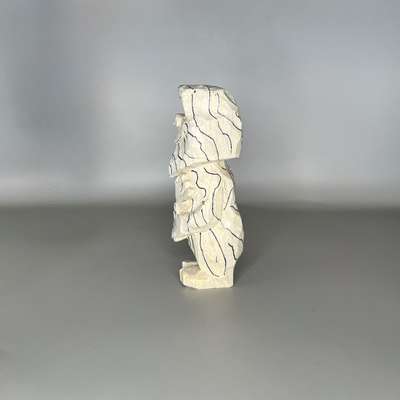 Left view of hair lines