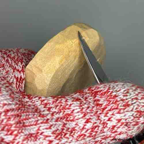 Shaping bottom of coffee scoop bowl