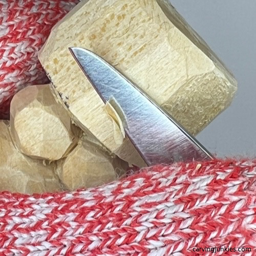 Carving down monster toothpick holder