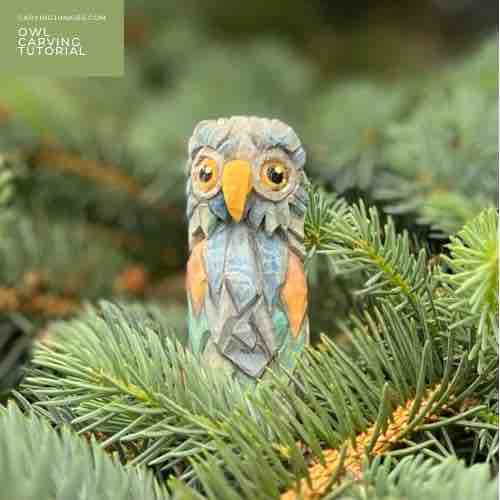 Create your own wooden owl with our step-by-step guide! Carving an owl