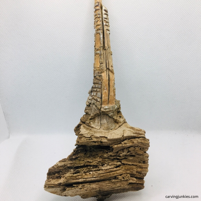 Driftwood carving progress
