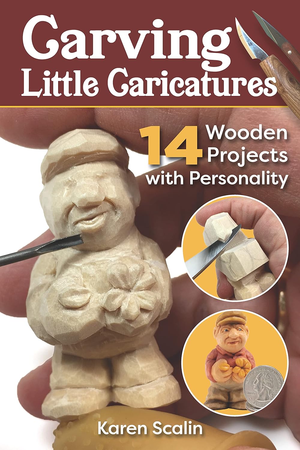 Carving little caricatures book cover
