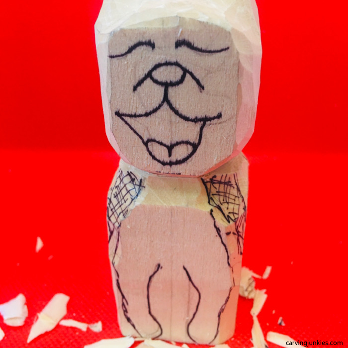 cat pattern for wood carving