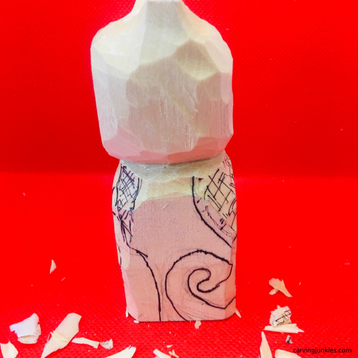 left view of cat pattern