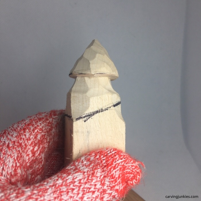 Carving mushroom tree