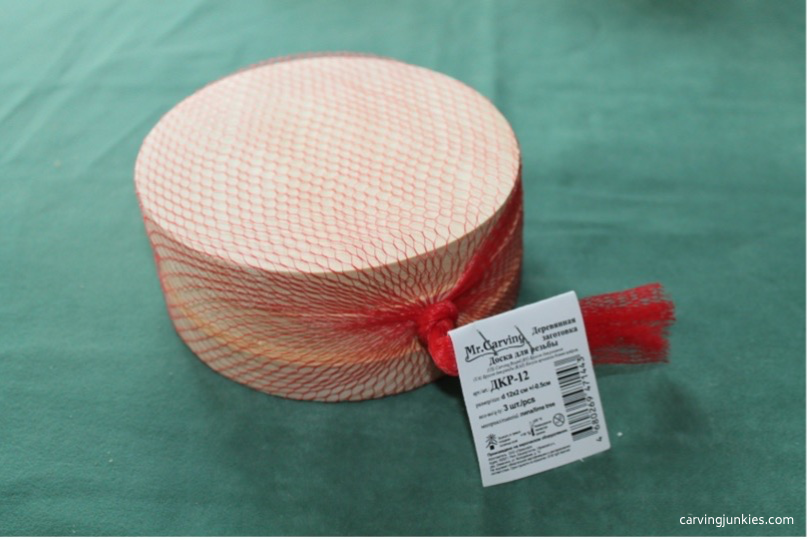 Basswood carving discs