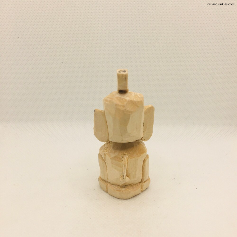 Carved wooden elephant