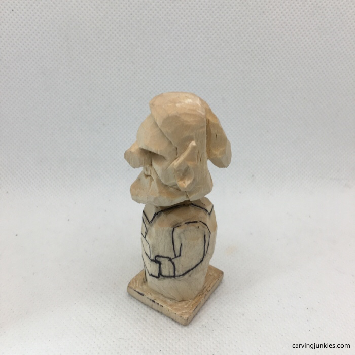 Left arms on wooden elf