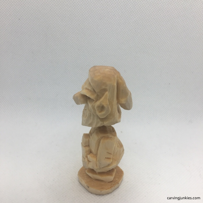 Left view of elf face