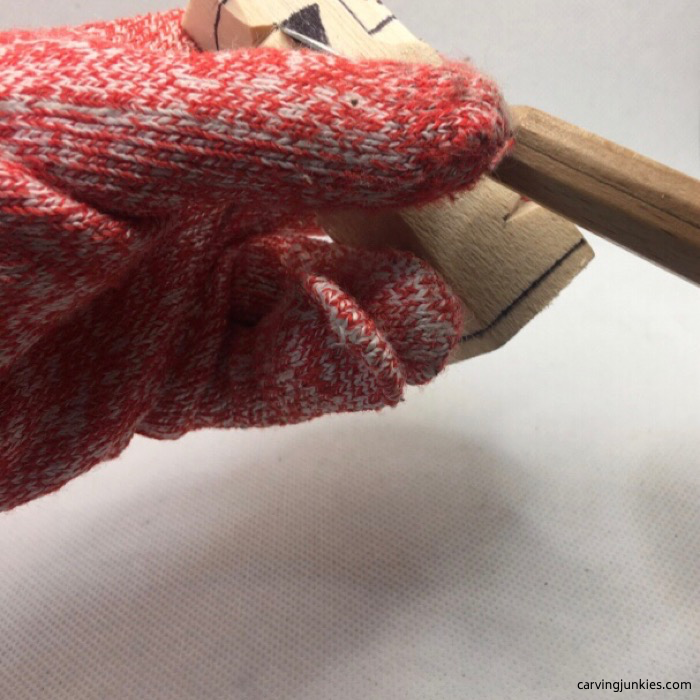 Starting a pyramid cut