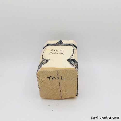 Back guidelines for fish carving