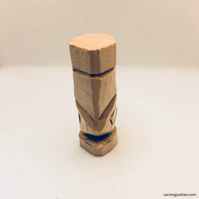 Drawing arms on front of basswood