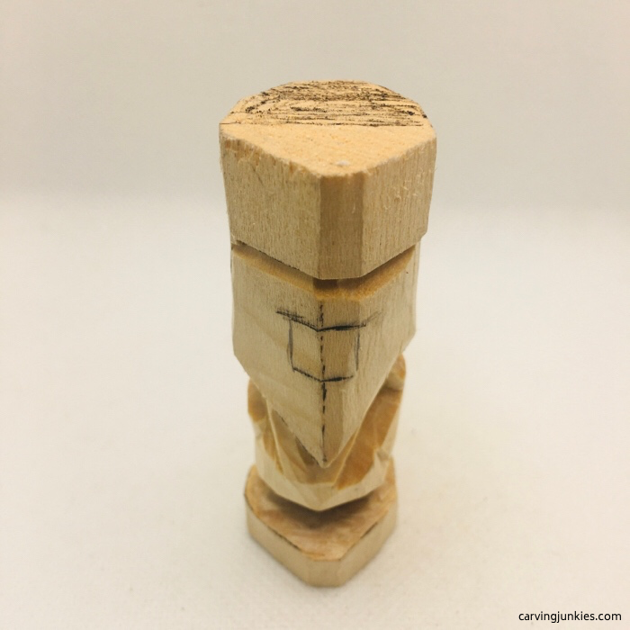 Nose on flat plane carving