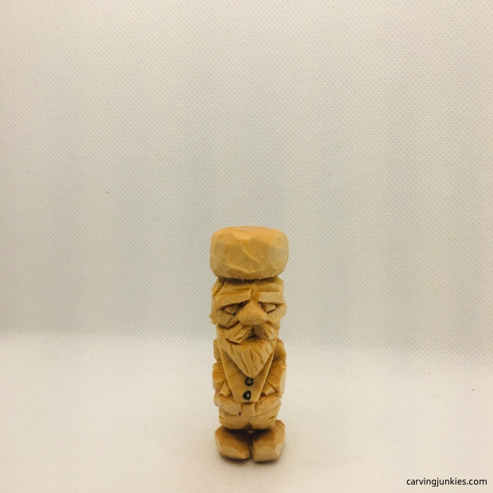 Finished flat plane carving