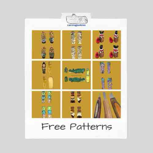 free wood carving patterns in full color you can download