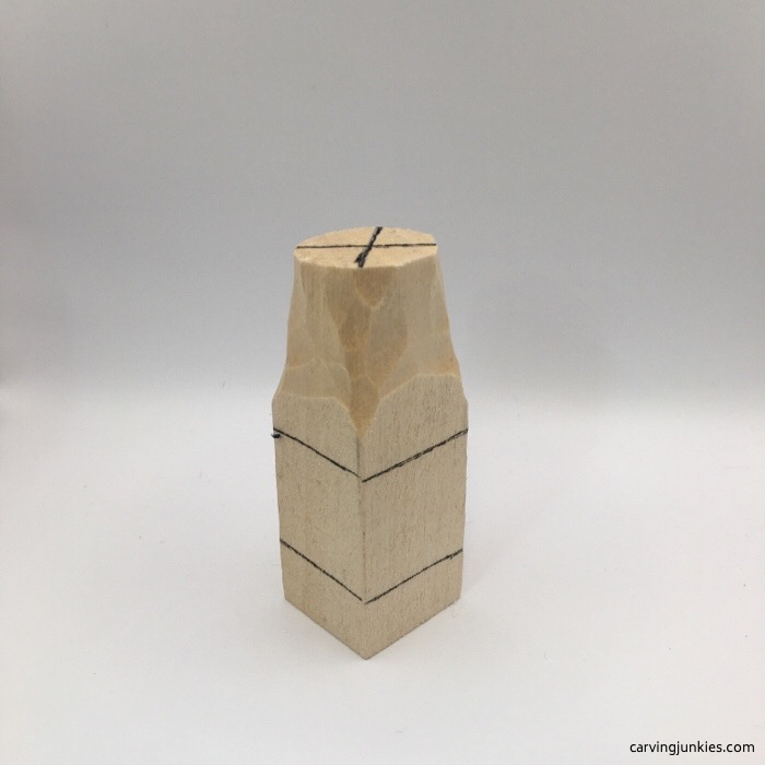 Rounded corners of basswood