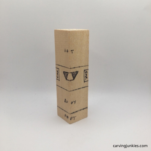 Guidelines for carving a wooden gnome