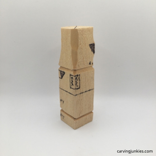 More cuts to make to carve a gnome