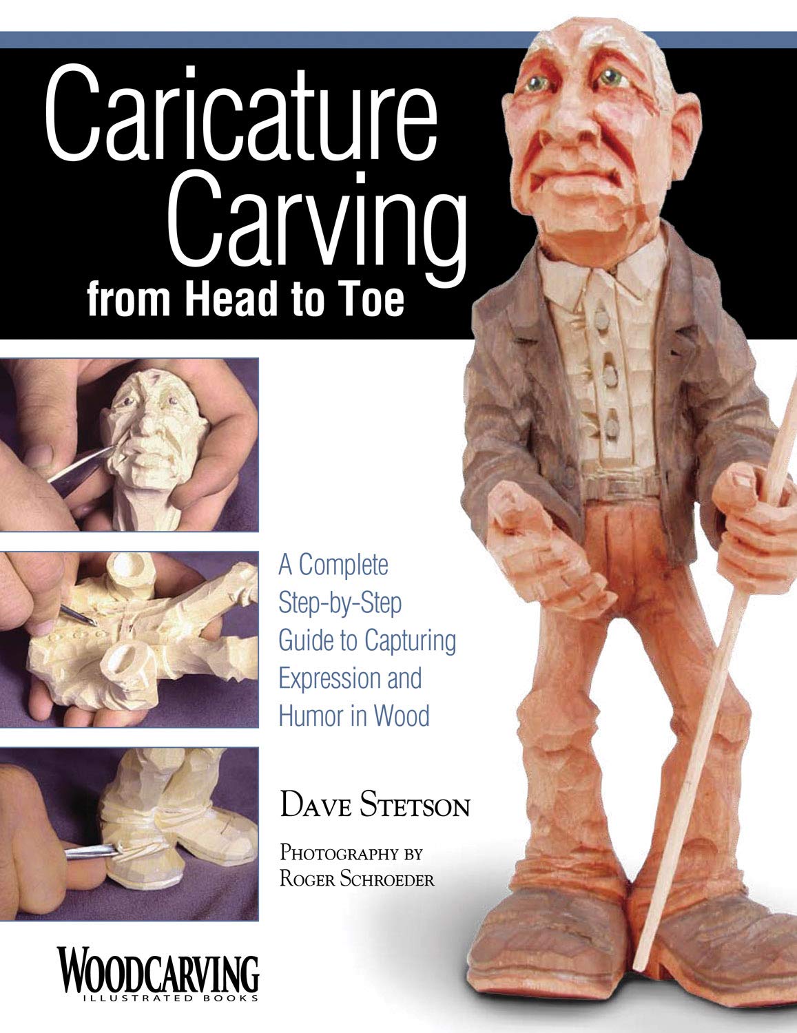 Caricature carving head to toe book cover