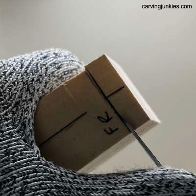 Making stopcut on front of hillbillly