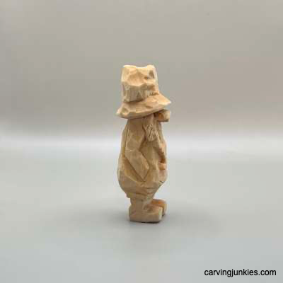 Right view of hillbilly carving