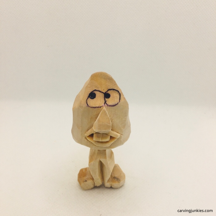 Prepainted front of candy corn