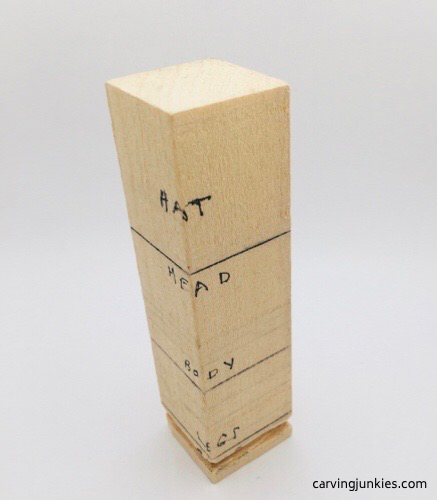 leprechaun carved base