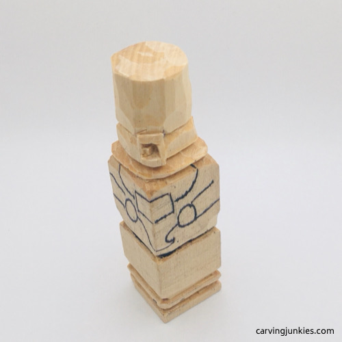 Finished wooden leprechaun hat