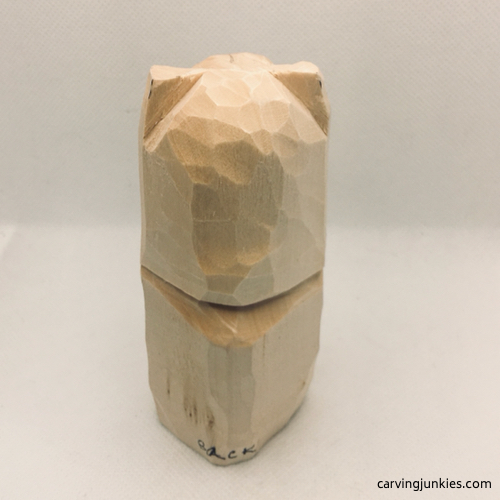 Back view of lion wood ears