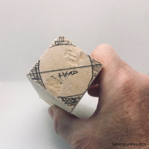 Lion woodcarving pattern top