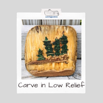 Low relief carving