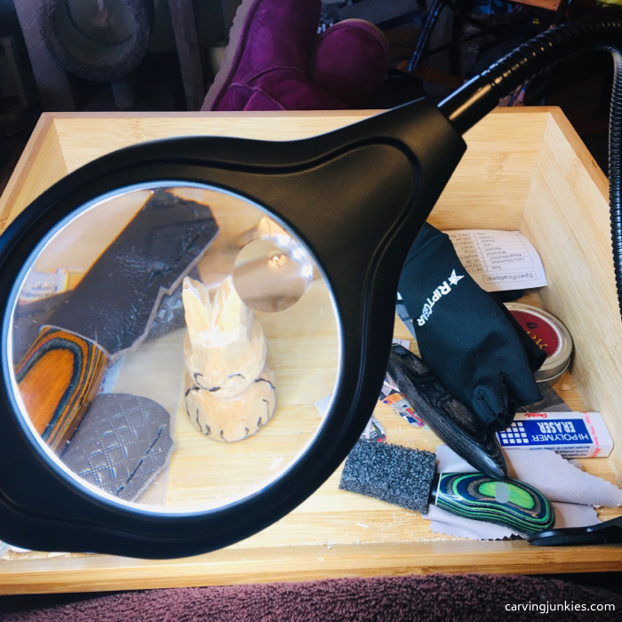 Wood carving light Magnifying light