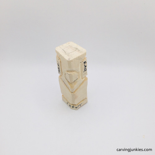 Progress of mouse wood carving