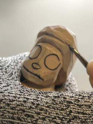 From wood block to mushroom mischief—start carving now Adding rim to mushroom wood carving cap