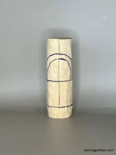 Click here to meet your next fun-guy carving project Front guidelines for mushroom monster wood carving