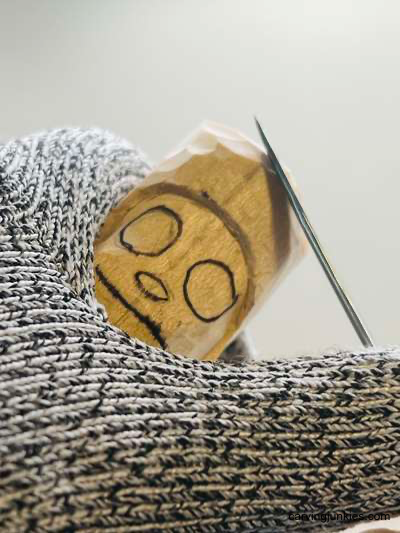 Start this carving and meet your new mushroom friend Rounding head on mushroom monster wood carving