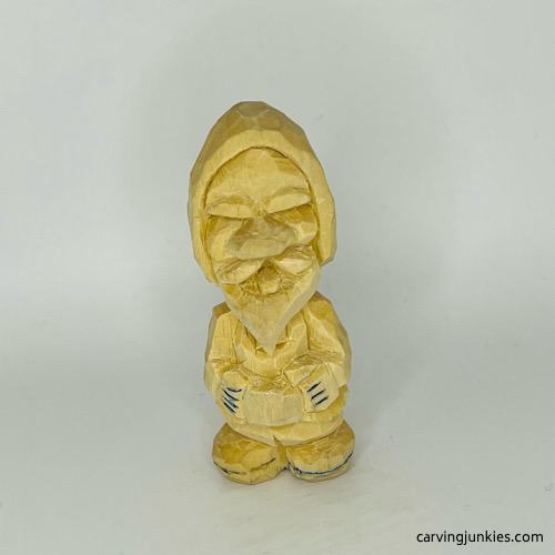 Adding fingers to nisse carving