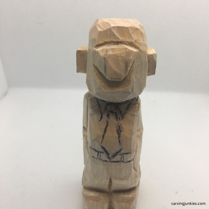 Nose cuts on caricature