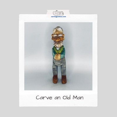 Old man carving